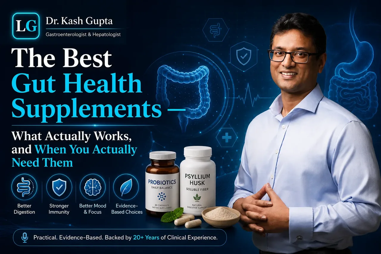 The Best Gut Health Supplements — What Actually Works, and When You Actually Need Them